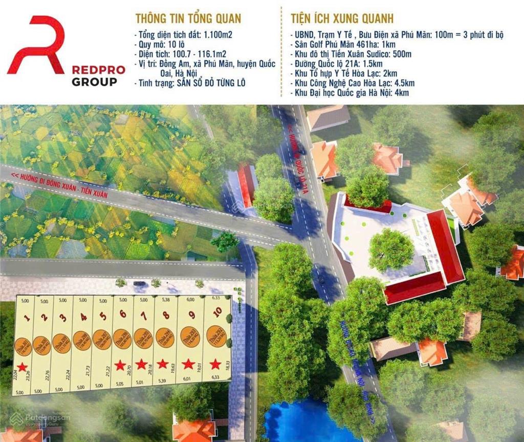 Bán đất phú mãn trung tâm xã, uỷ ban 120m2 nhỉnh 2 tỷ 0977 514 ***