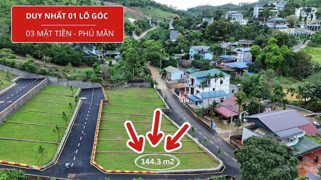 Bán đất phú mãn, phú cát huyện quốc oai lô góc 3 mặt đường kinh doanh giá từ hơn 3 tỷ 0977 514 ***