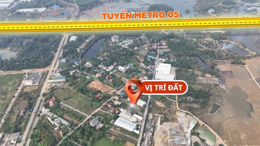 Bán đất khoang mái  đồng trúc hoà lạc cách 300m ra metro5 đại lộ thăng long giá 40tr/m2 0977 514 ***