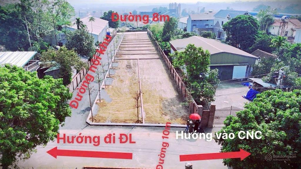 Bán đất khoang mái  đồng trúc hoà lạc cách 300m ra metro5 đại lộ thăng long giá 40tr/m2 0977 514 ***