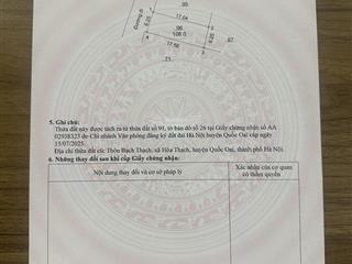 Bán khu đất 48 lô hoà thạch xã phú cát 100m2 thổ cư 100% cạnh quốc lộ 21 0977 514 ***