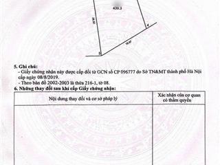 Bán đất hồ đồng mô, tỉnh lộ 416 kim sơn, 439m2 mt 16m chỉ nhỉnh 3 tỷ 0977 514 ***