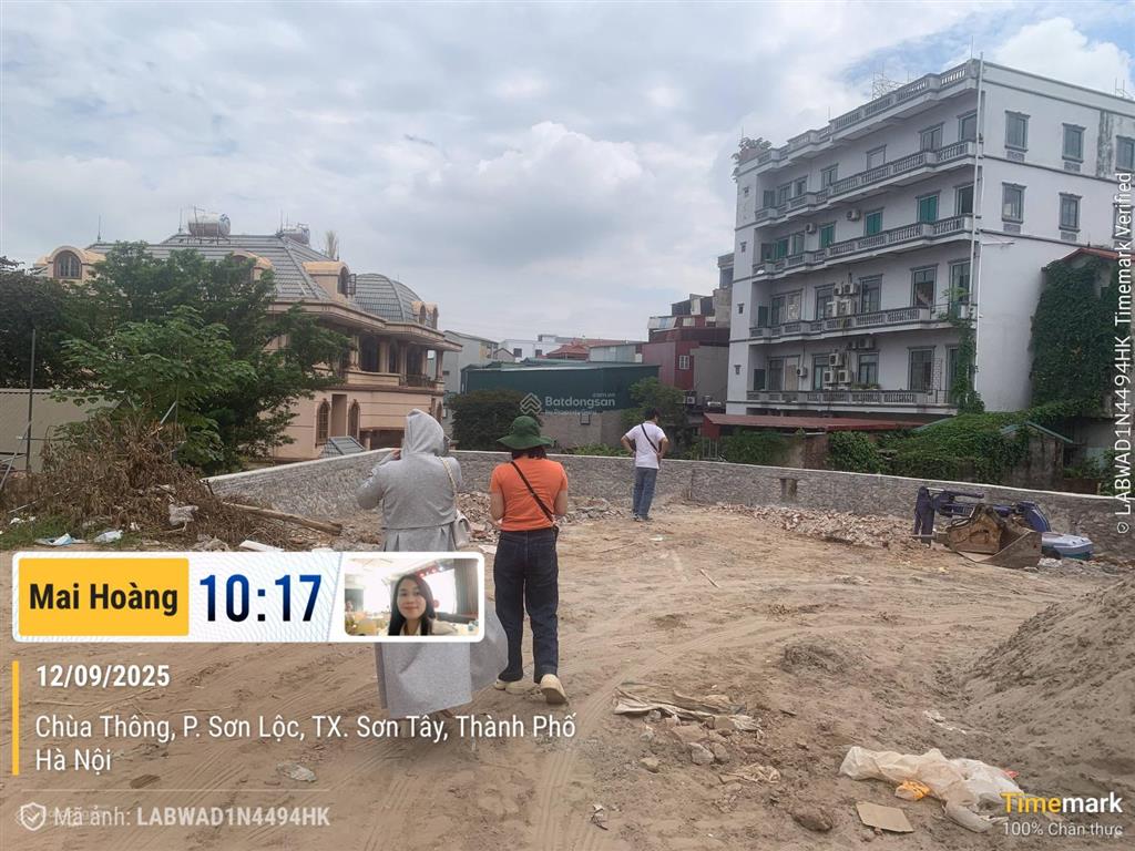Bán đất nội thị sơn tây tại phố chùa thông, bv 105, diện tích 50m2, giá nhỉnh 2 tỷ, 0977 514 ***