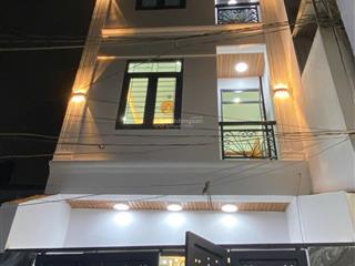 Nhà mới toanh trệt 3 lầu 4pn. quang trung f8 gv. diện tích 4x11m