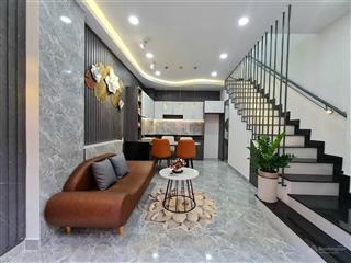 Nhà mới xây 2 lầu đường số 27 f6 gv. 4x7 hẻm 3m