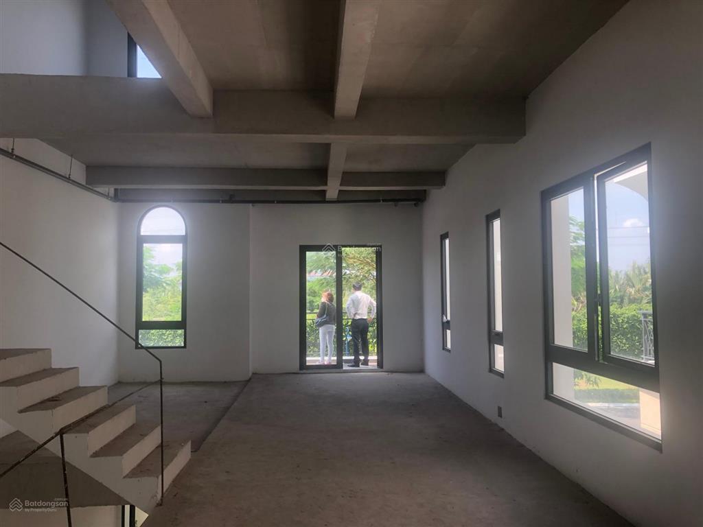 Bán bt song lập verosa khang điền, view trực diện công viên trục chính, nhà thô giá tốt nhất