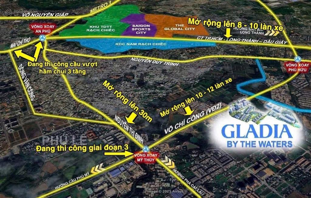 Biệt thự đơn lập gladia giá tốt, ck hơn 12%, giá 51.7 tỷ/căn