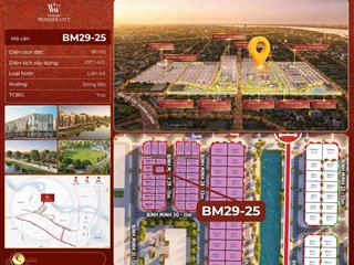 Hàng hiếm lk vinhomes wonder city (đan phượng) view công viên, cao tầng giá rẻ nhất dự án