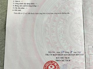 Siêu phẩm đất MT Đường Phú An 023 , Huyện Bến Cát TP HCM, DT 92m2, giá đầu tư