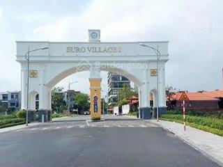 Bán đất tại euro village 2, 72 triệu/m2, 300 m2, nhiều tiện ích hấp dẫn