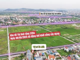 Bán hàng hiếm 98,5m2 tại thuỷ nguyên, đối diện khu đô thị dojji vừa mới động thổ xây dựng, giá tốt