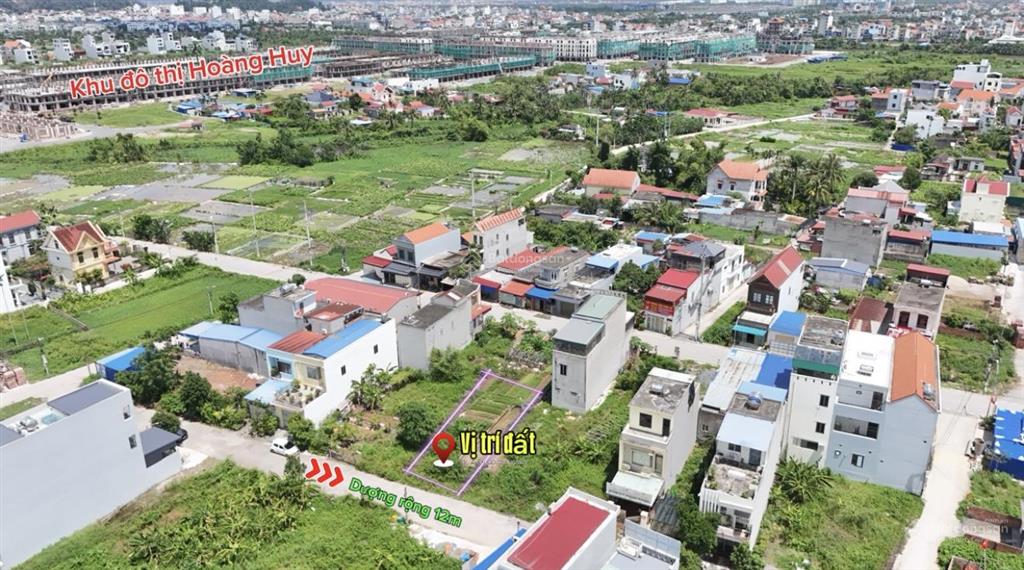 Bán gấp lô đất 100m2 tại thuỷ nguyên, vị trí cực đẹp gần ngay trường học và khu đô thị hoàng huy