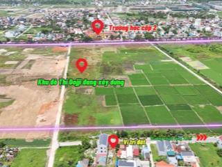 Lãi ngay khi mua lô 98,5m2 tại hoa động  thuỷ nguyên, đối diện đô thị doji đang làm, cực tiềm năng