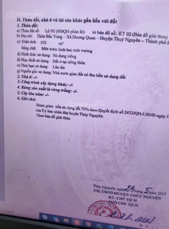 Em linh chuyên bđs quanh trung tâm hành chính hp, bán 102m2 cực tiềm năng, tại thuỷ nguyên