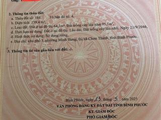 Bán 150m2 đất minh hưng, chơn thành, bình phước giá chỉ 395tr  ngay 0905 578 ***