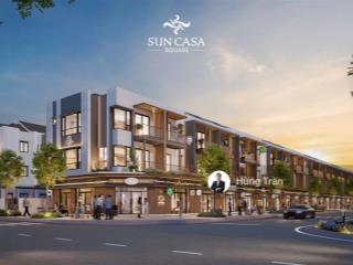 Bán shophouse f0 sun casa square liền kề trung tâm thành phố mới bình dương chỉ từ 3,6 tỷ