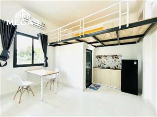 Căn hộ gác  đầy đủ nội thất  cửa sổ lớn  ngay nguyễn ảnh thủ  cvpm quang trung