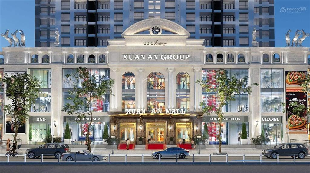 Bán sàn thương mại dịch vụ 13.225m2 udic westlake, chân cầu nhật tân 595 tỷ