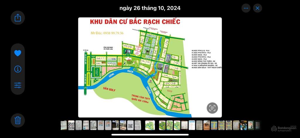 Lê đức 0938 997 ***  chuyên đất nền kdc bắc rạch chiếc cập nhật giá mới 12/2025