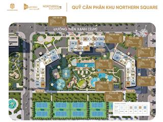 Chỉ từ 59.xtr/m2 sở hữu căn hộ đẳng cấp tại phân khu northern square.  0962 506 *** để đặt cọc