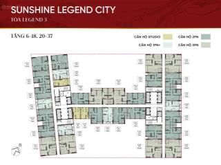 Chính thức nhận booking chọn căn tại toà lg3  sunshine legend city.  0962 506 *** đặt cọc