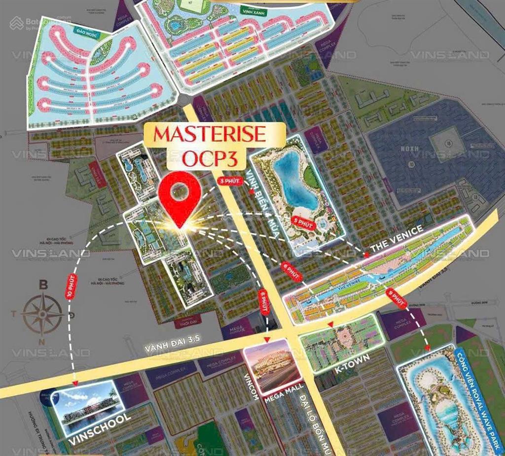 Căn studio 33m2 tại masterise colection vinhome ocp3 giá dự kiến 1,8 tỷ