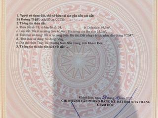 Bán nhà mặt tiền đường phong châu đoạn ngay kđt sông tắc đường rộng 20m trục chính 6 tỷ 950 triệu