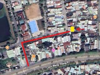 Lô góc 80m²( ngang 6,87m) tại đường nguyễn hàng, hòa thọ đông  sẵn nhà gác lửng, hướng nam & đông