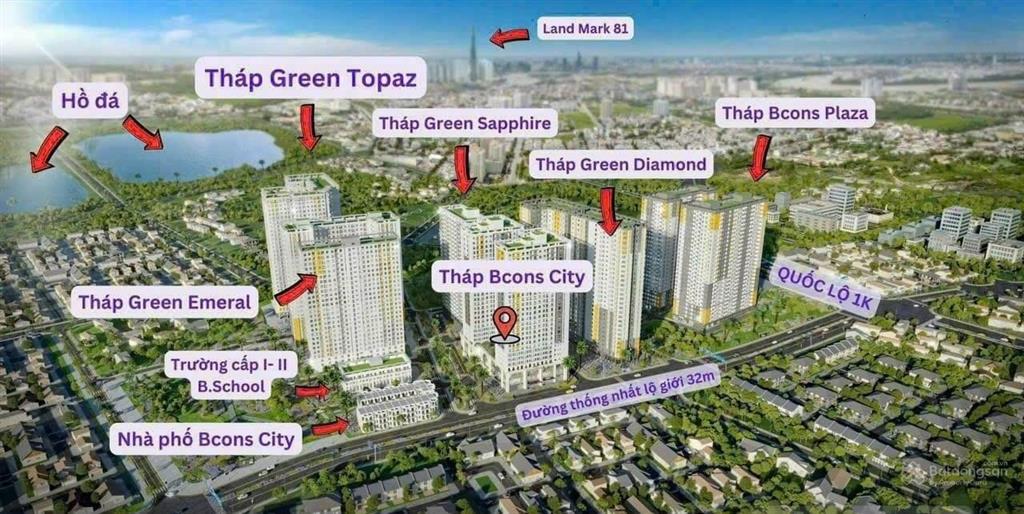 Giỏ hàng cđt bcons mở bán căn hộ bcons city giá 2,2 tỷ/căn. thanh toán 10% kí hđ. 0909 464 ***