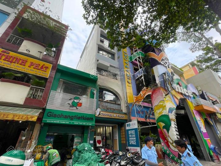 Cho thuê nhà mặt tiền số 1 cư xá đô thành, quận 3. dt 6x40m 1 hầm, 1 trệt, 5 lầu. dtsd 1.400m2