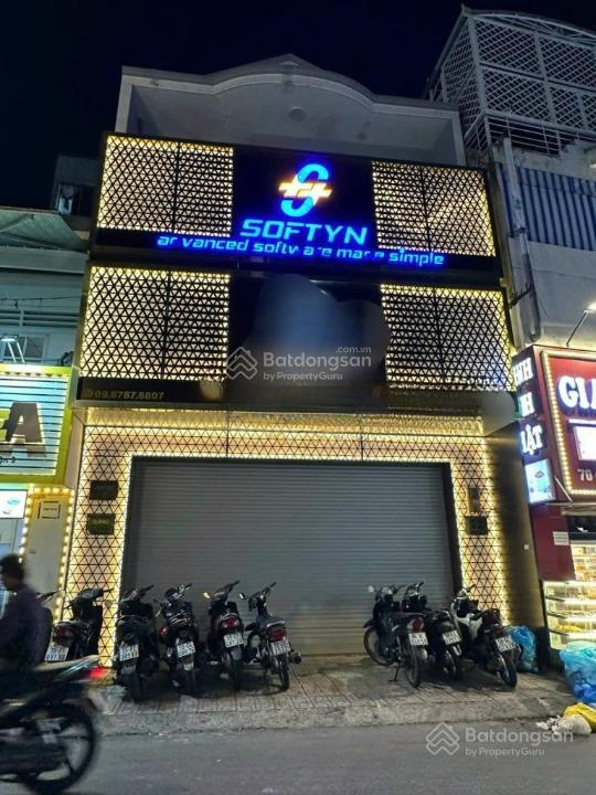Cho thuê nhà mặt tiền nguyễn thượng hiền, quận 3. dt 8x40m, 1 trệt, 3 lầu, dtsd 800m2