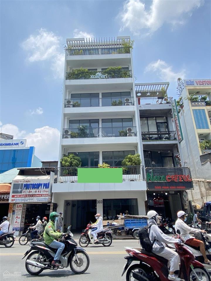 Cho thuê tòa số 303 phan đình phùng, phú nhuận, dt 8.5x35m nở hậu 11m, 1 trệt 5 lầu, dtsd 1.400m2