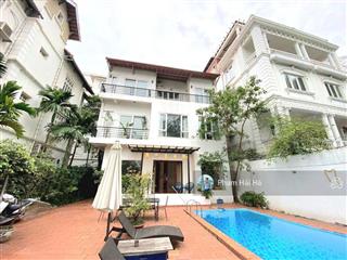 Bán biệt thự lô góc vip  tô ngọc vân, tây hồ  265m², 4 tầng, mt 13m  giá