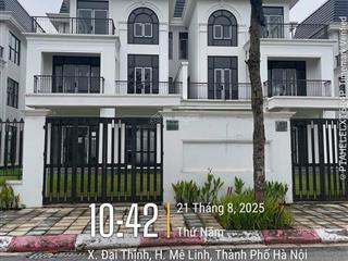 Bán biệt thự tại hud me linh central, 78 triệu/m2, 250m2 mặt tiền 10m  view trực tiếp công viên