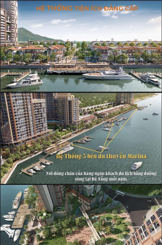 Căn góc mặt sông hàn ngang 9.7m nhìn thẳng bến du thuyền giá tốt  sở hữu lâu dài, 10/2025 nhận nhà