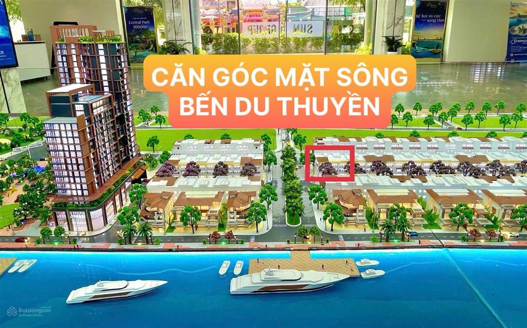 Căn góc mặt sông hàn ngang 9.7m nhìn thẳng bến du thuyền giá tốt  sở hữu lâu dài, 10/2025 nhận nhà