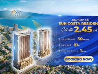 Căn hộ biển sun group đà nẵng cách biển mỹ khê 200m, chỉ 2tỷ x/căn  vận hành airbnb siêu lợi nhuận