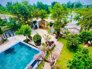 Đất xây villa view ruộng  tt hòa vang đường ô tô đậu đỗ 210m2, 100% thổ cư