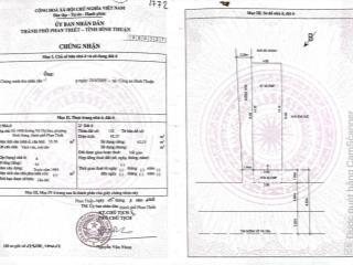 Đất full thổ cư trung tâm phan thiết  võ thị sáu  phan thiết