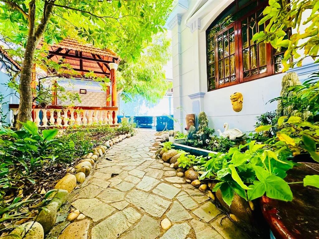 Bán biệt thự võ thị sáu, p2, vũng tàu, 340m2, 1 trệt, 1 lầu hồ bơi sân vườn rộng, giá chỉ 25 tỷ tl