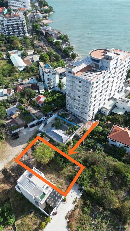 Bán đất biệt thự trần phú, sát biển bãi dâu, 520m2 thổ cư 100%, sổ hồng sở hữu lâu dài, 25 tỷ tl