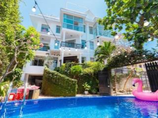 Bán biệt thự view biển  trần phú p1 vũng tàu  dt 303m2 sổ hồng, cách biển 200m giá 31 tỷ tl