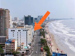 Bán mặt tiền biển dt 163m2 kinh doanh khách sạn  cách mt thùy vân + bãi tắm 30m (xây được 6 tầng)