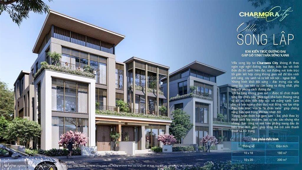 Rumo thanh toán sớm, giá quá tốt nhà ở thấp tầng sungroup  charmora nha trang