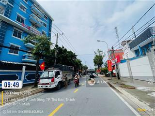 Ngộp  bán gấp đất linh đông gần phạm văn đồng dt chuẩn 129m2 (5x26) full thổ shr tiện xây chdv