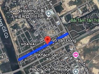 Bán đất biển mt võ văn đồng, gần bãi tắm tân trà