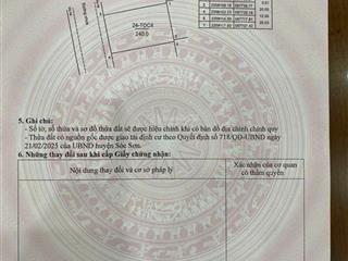 Chính chủ gửi bán 240m khu đấu giá hồng kỳ trung giã hà nội    0399 786 ***
