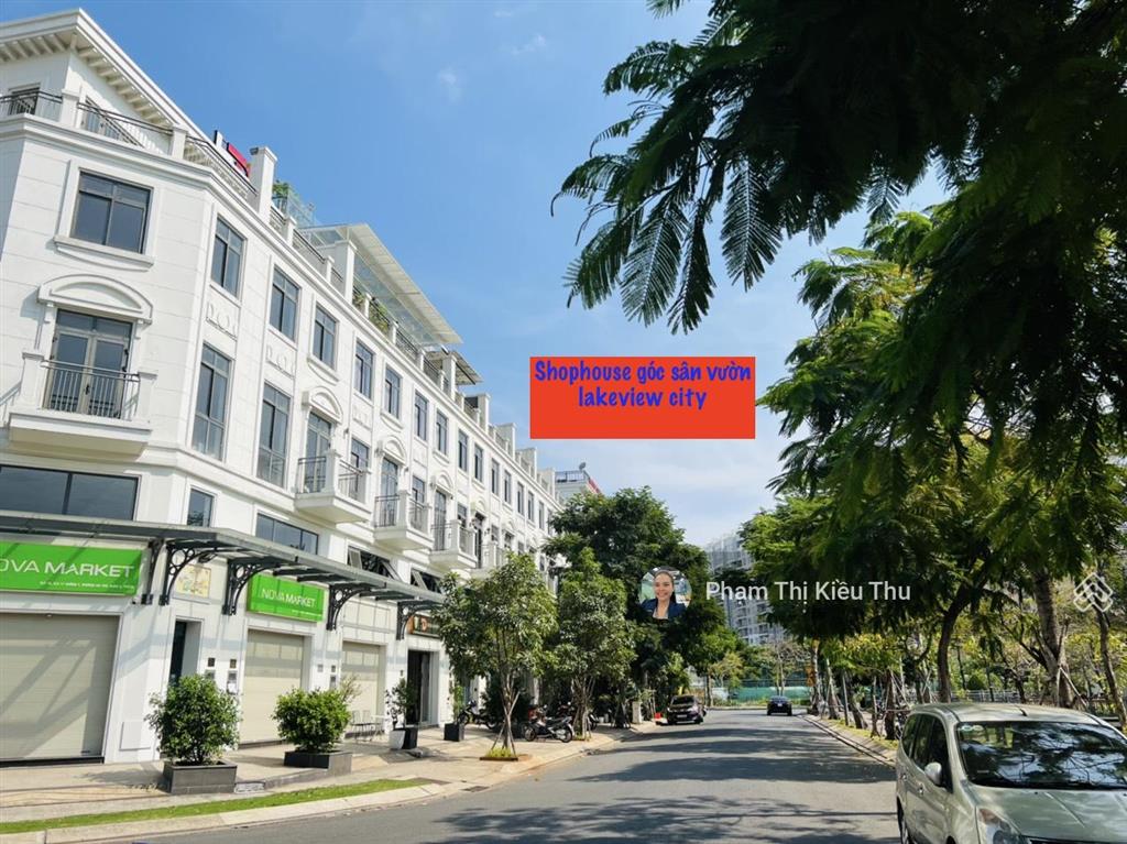 Siêu phẩm shophouse lakeview city nhà full nội thất dt 5x20m, 3 lầu sử dụng, giá bán nhanh 19,5 tỷ