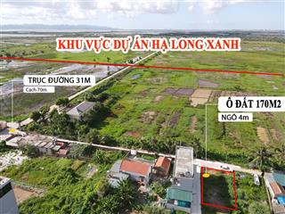 Bán ô đất góc 2 mặt tiền vị trí ngay trung tâm hạ long xanh 4.100ha