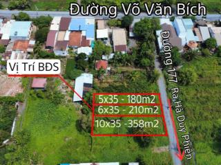 Bán đất mt đường 177 (nhựa 10m) thông từ hà duy phiên ra võ văn bích